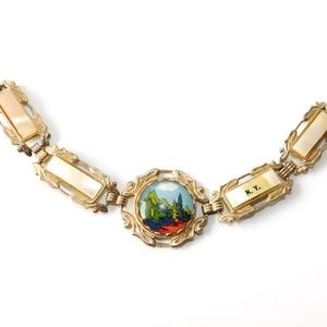 Vintage Signed JULA New York NY Travel Bracelet